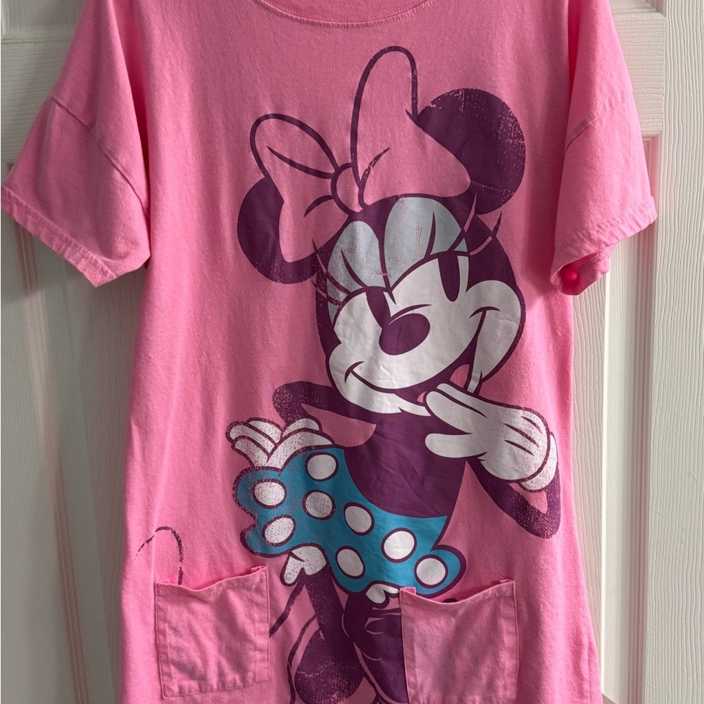 Pink Minnie Mouse Graphic T-Shirt